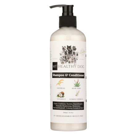 Dog shampoo and conditioner